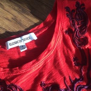 Elizabeth and James embroidered tank